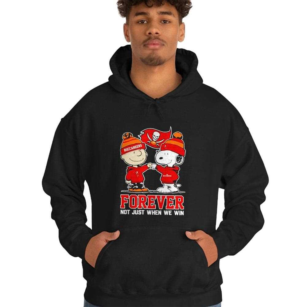 Tampa Bay Buccaneers Charlie Brown And Snoopy Forever Not Just When We Win Tee Tampa Bay Buccaneers Charlie Brown And Snoopy Forever Not Just When We Win Tee