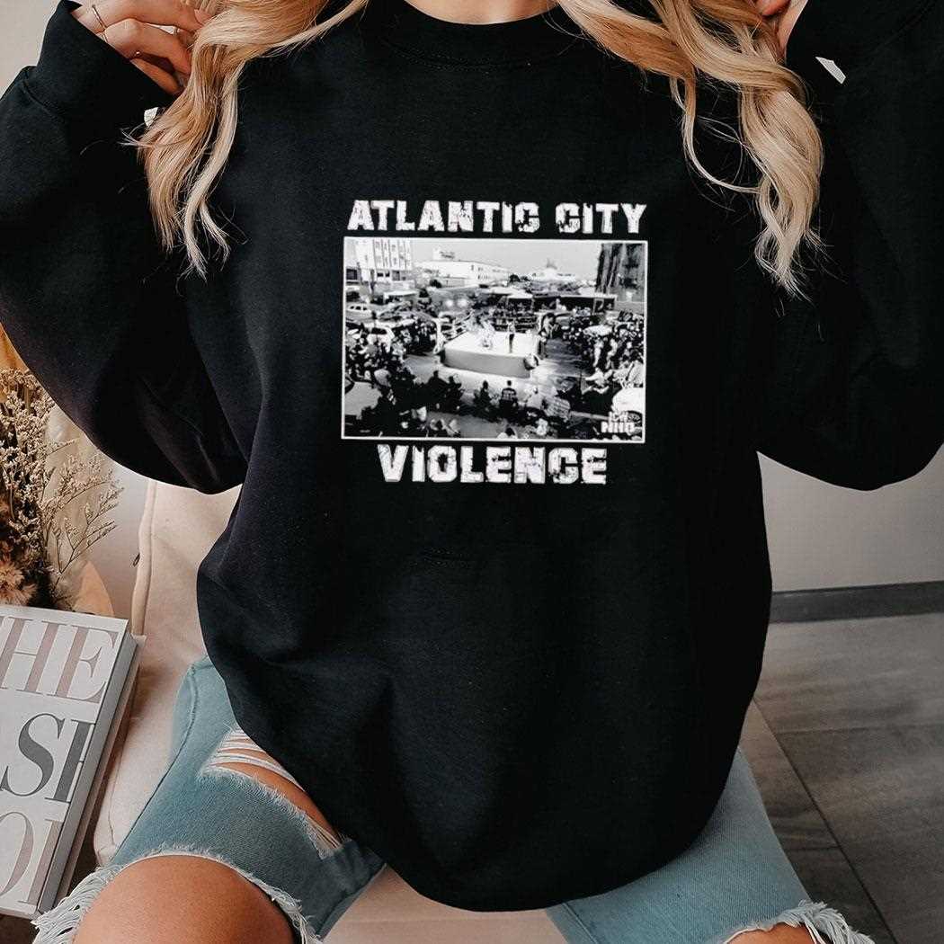 Atlantic City Violence Vintage Tee Atlantic City Violence Vintage Tee