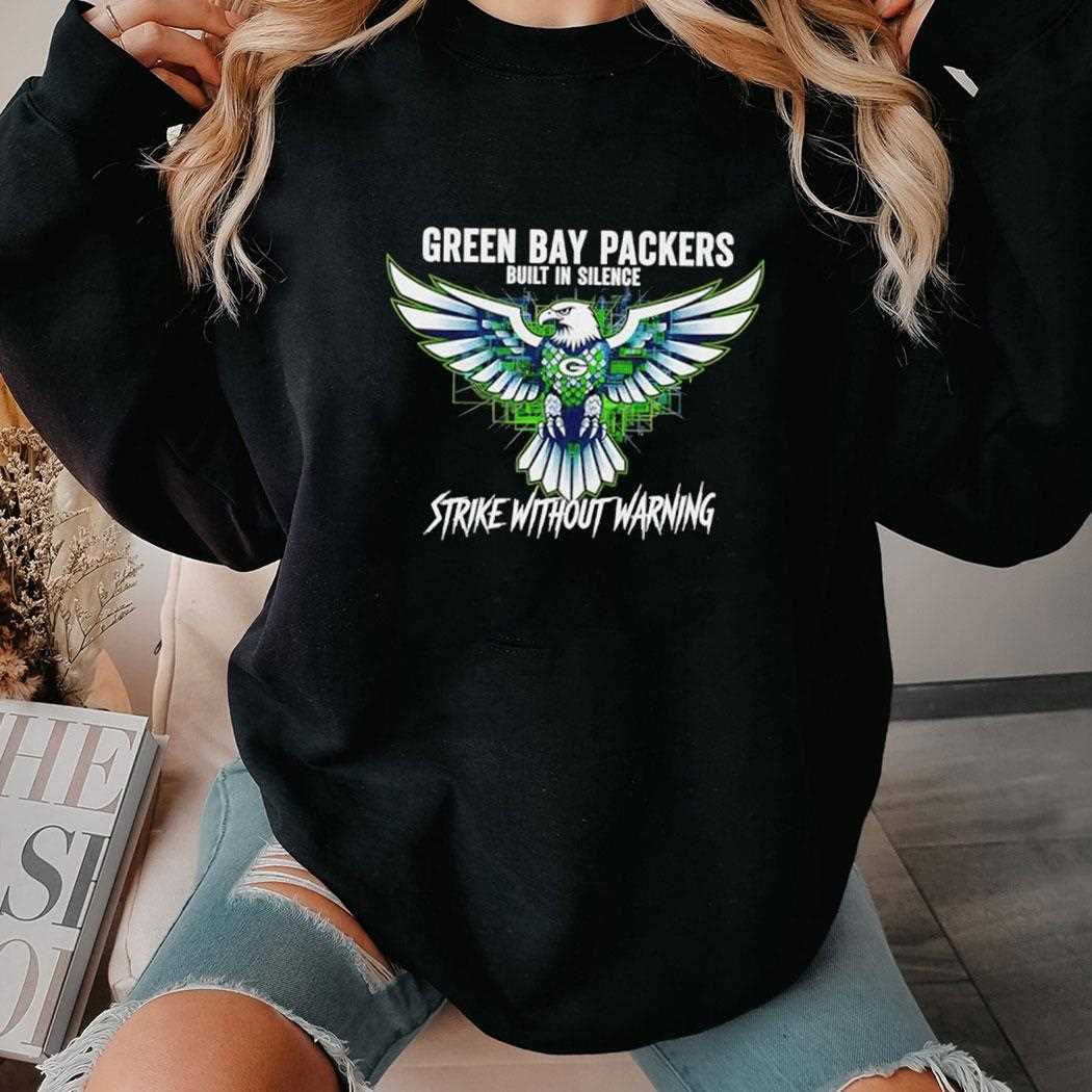 Green Bay Packers Built In Silence Strike Without Warning Tee Green Bay Packers Built In Silence Strike Without Warning Tee