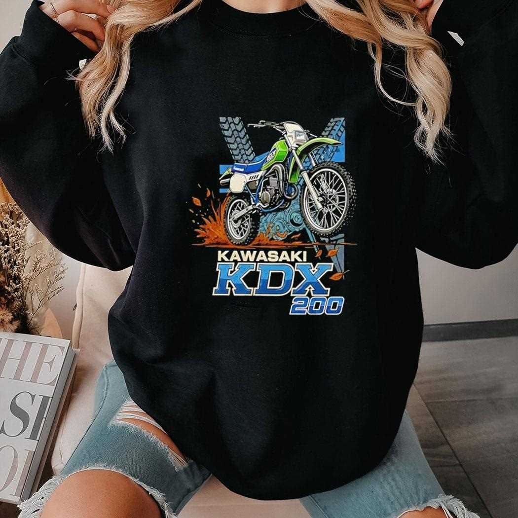 Kawasaki Kdx 200 Moto Tee Kawasaki Kdx 200 Moto Tee