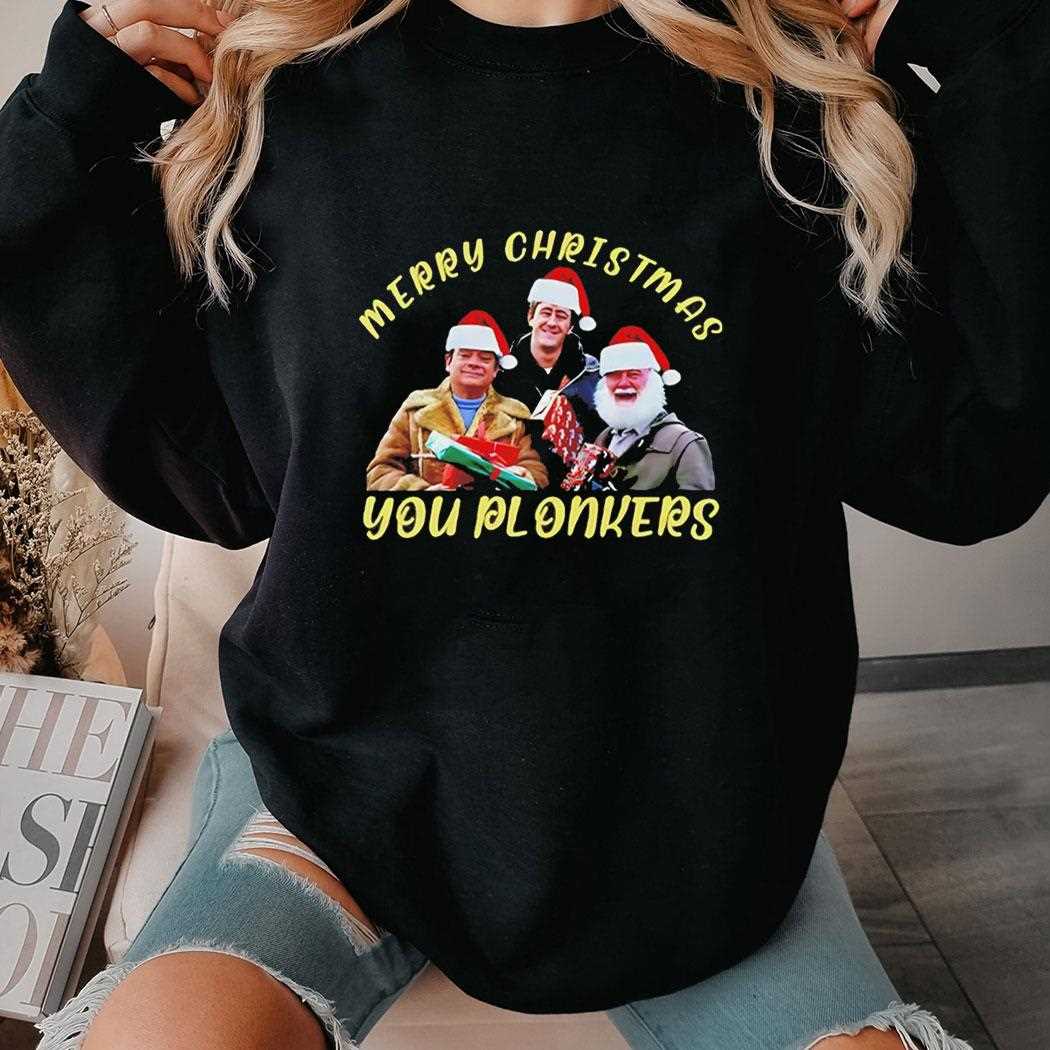 Merry Christmas You Plonkers Only Fools And Horses Tee Merry Christmas You Plonkers Only Fools And Horses Tee