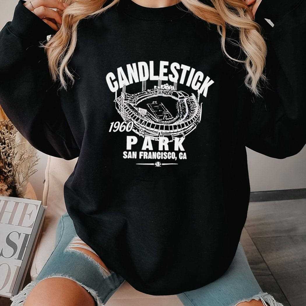 San Francisco 49ers Football Candle Sitck 1960 Park San Francisco Ca Tee San Francisco 49ers Football Candle Sitck 1960 Park San Francisco Ca Tee