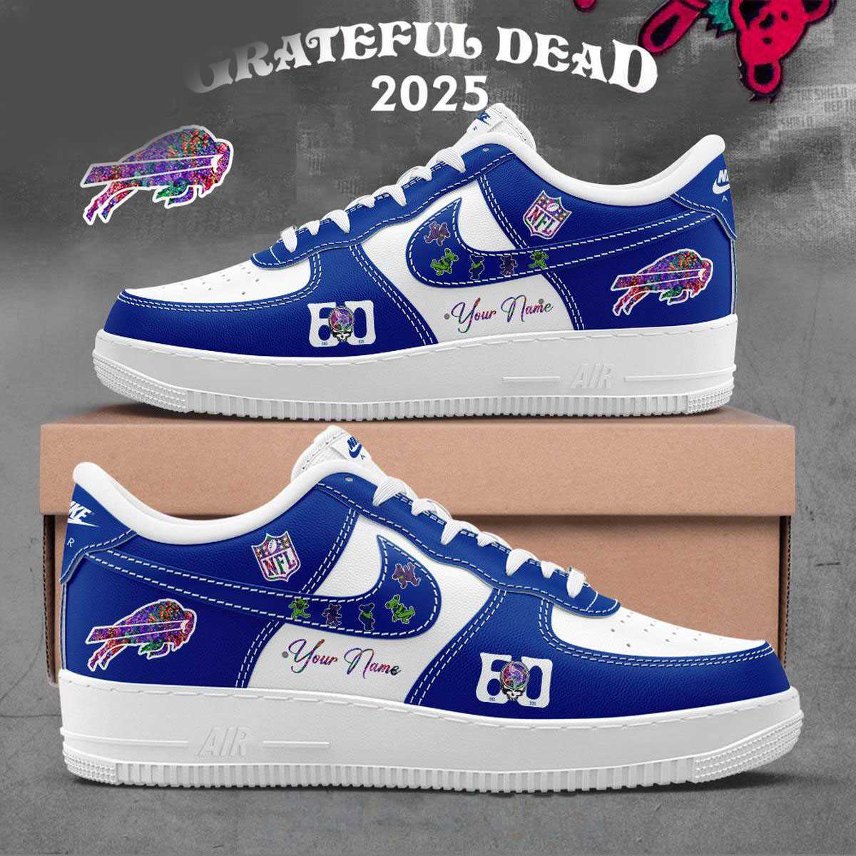 Boston Bruins 2026 Stadium Series Bold Gold Custom Name Air Force 1 Shoes