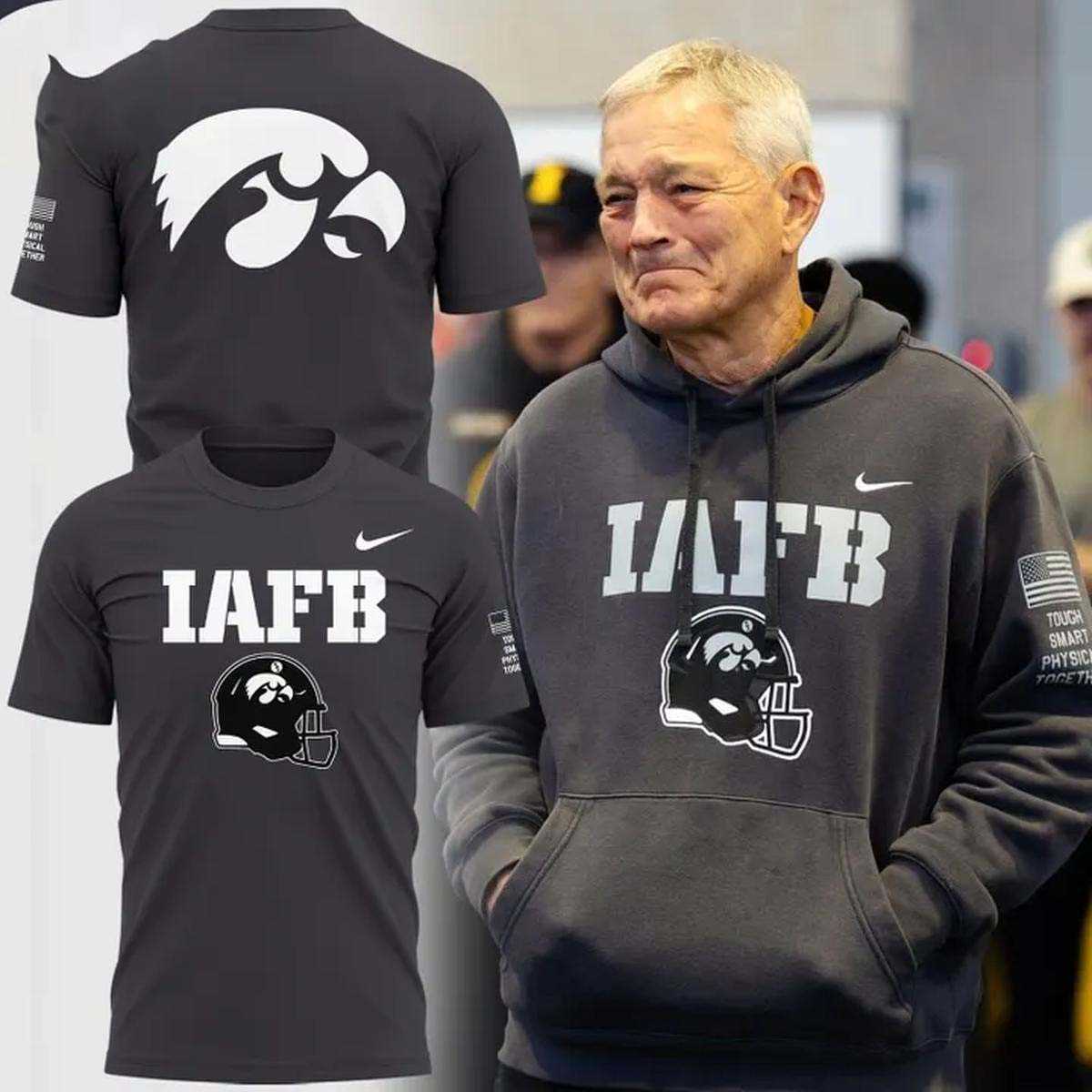 Iowa Hawkeyes Coach Kirk Ferentz 2025 Tee Hoodie Iowa Hawkeyes Coach Kirk Ferentz 2025 Tee Hoodie
