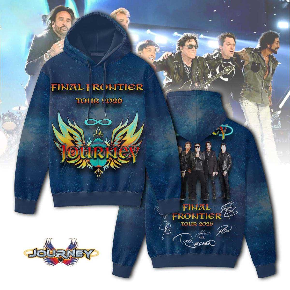 Journey Final Frontier Tour 2026 Tee Hoodie