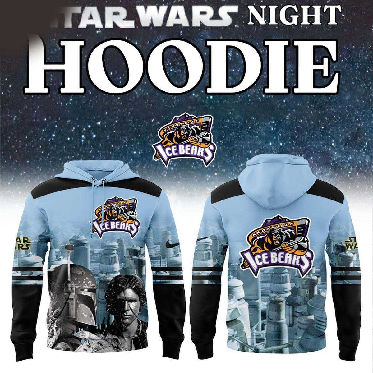 Knoxville Ice Bears X Star Wars Night 2026 Hoodie