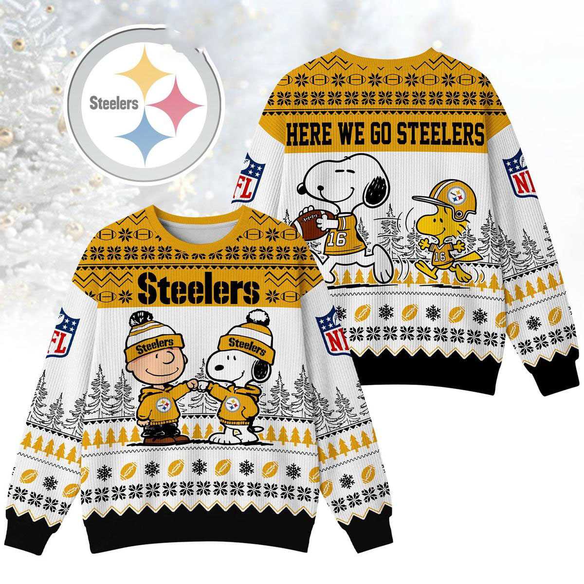 San Francisco 49ers Snoopy Peanuts Bang Bang Niner Gang Ugly Christmas Sweater