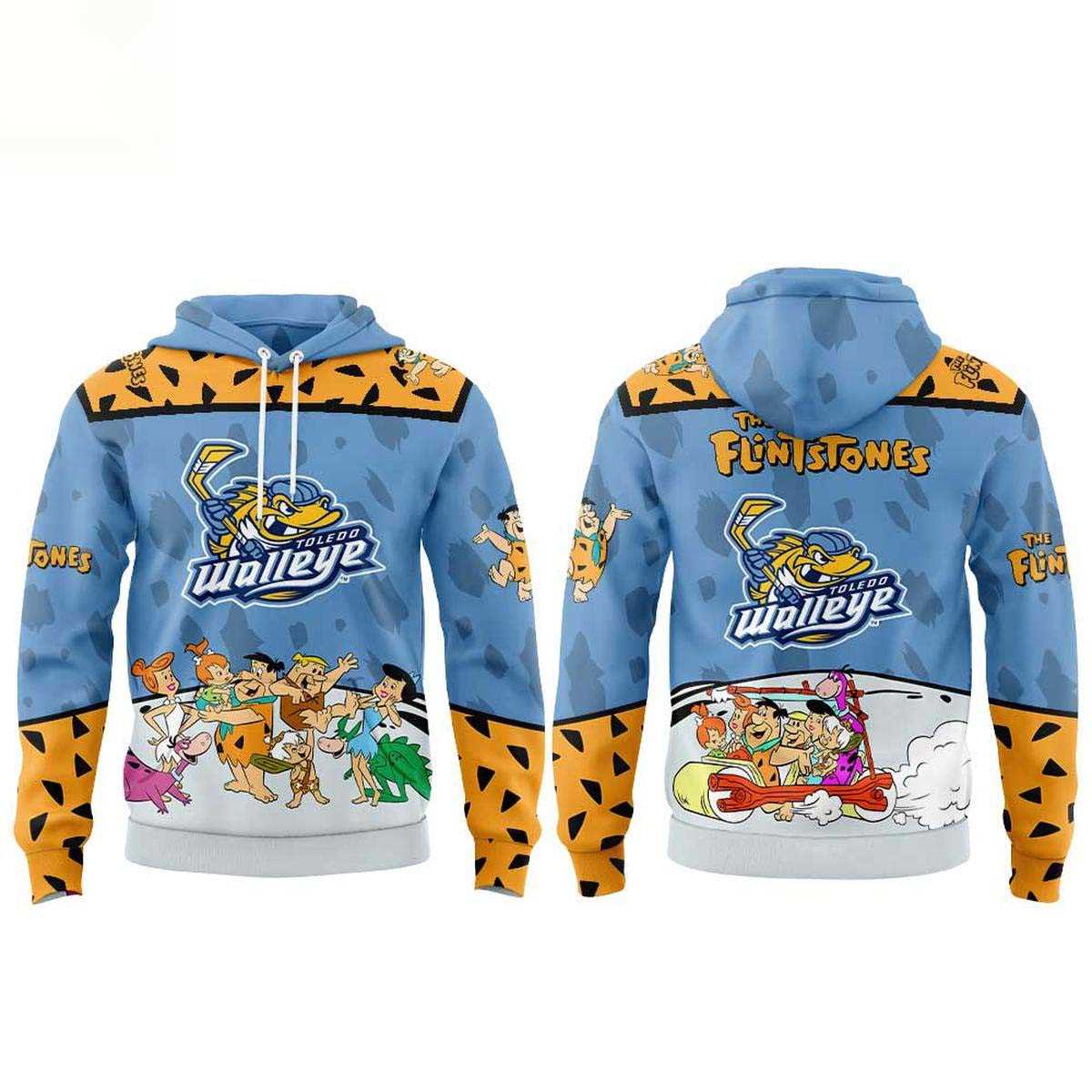 Toledo Walleye X The Flintstone Night 2026 Hoodie Toledo Walleye X The Flintstone Night 2026 Hoodie