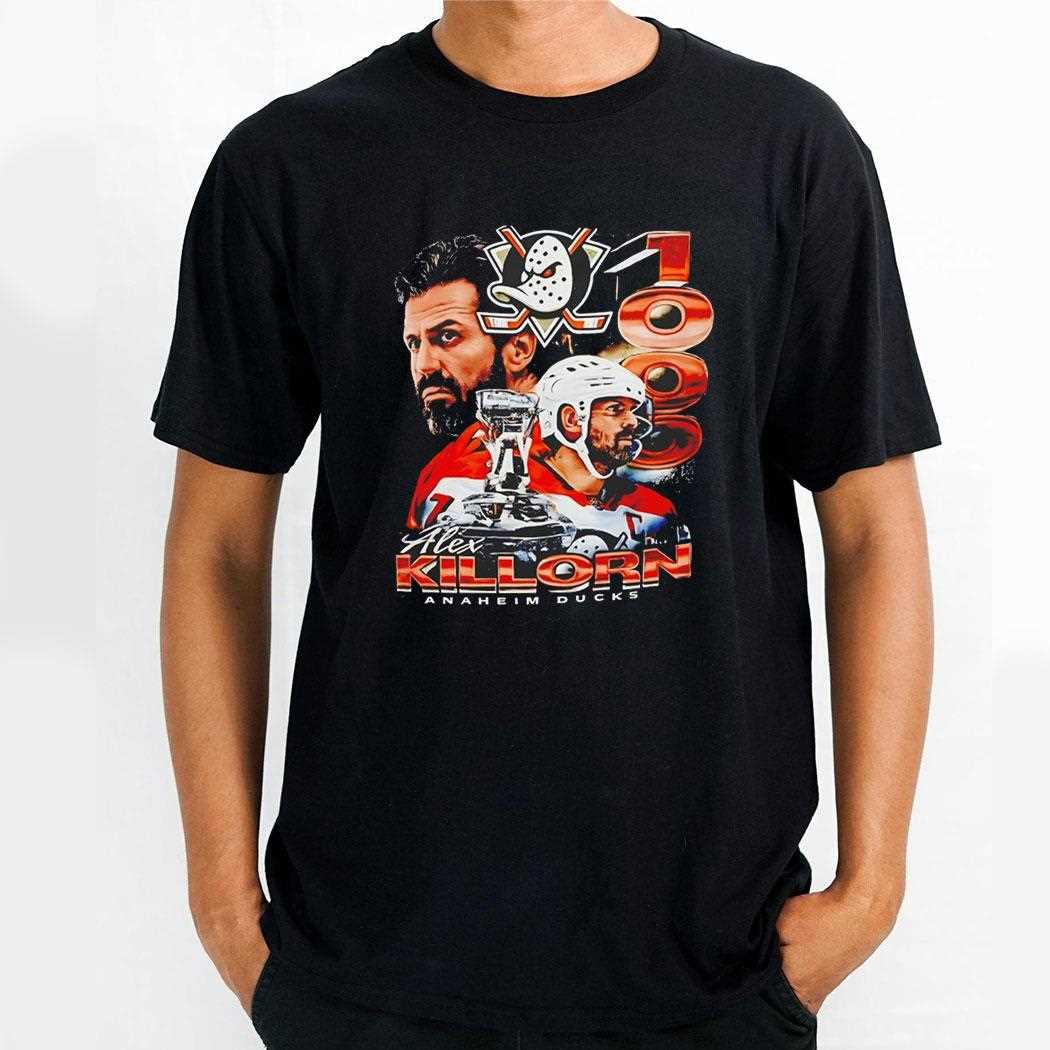 Alex Killorn Anaheim Ducks Hockey Graphic Tee Alex Killorn Anaheim Ducks Hockey Graphic Tee