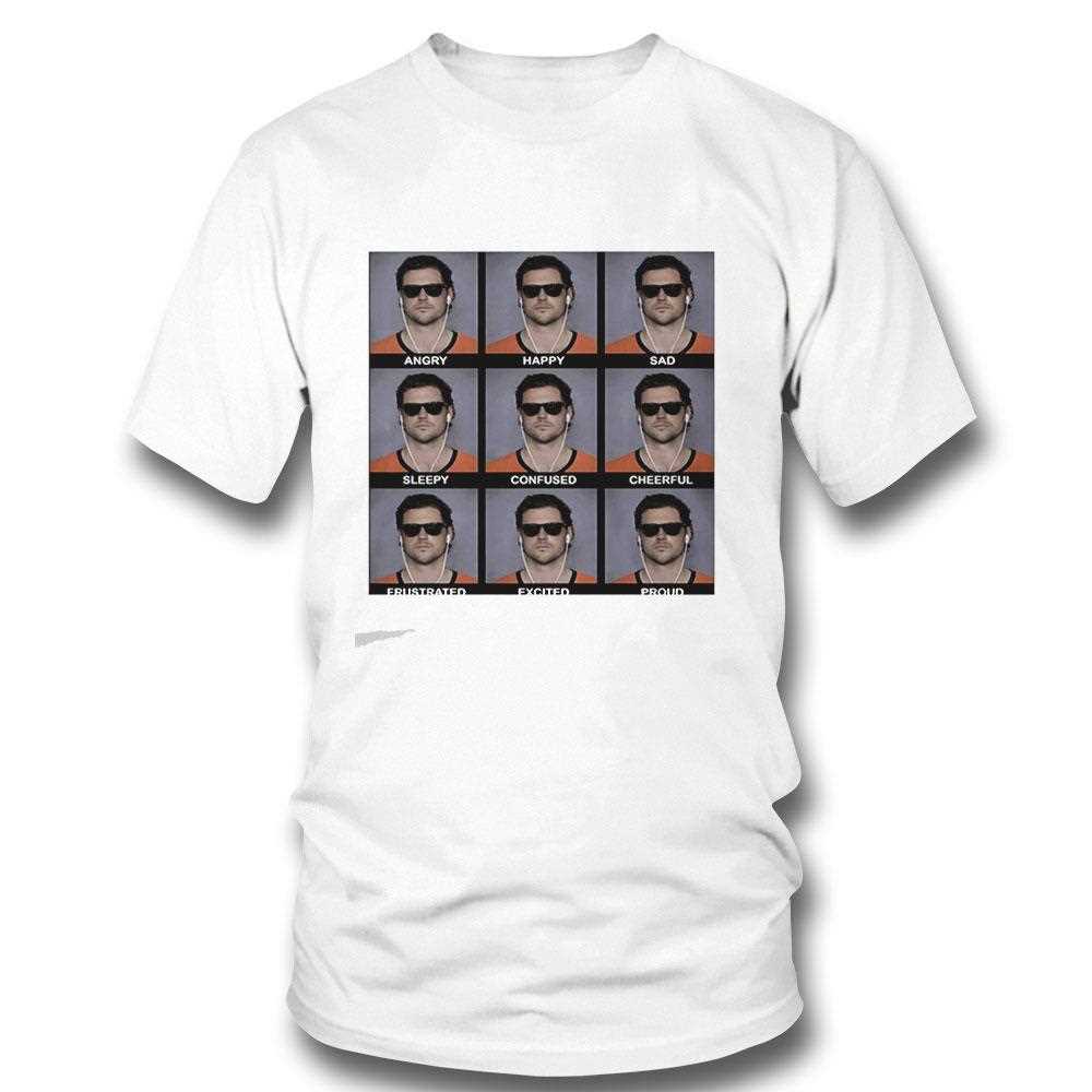 Angry Happy Sad Emoji Jarrett Stidham Tee