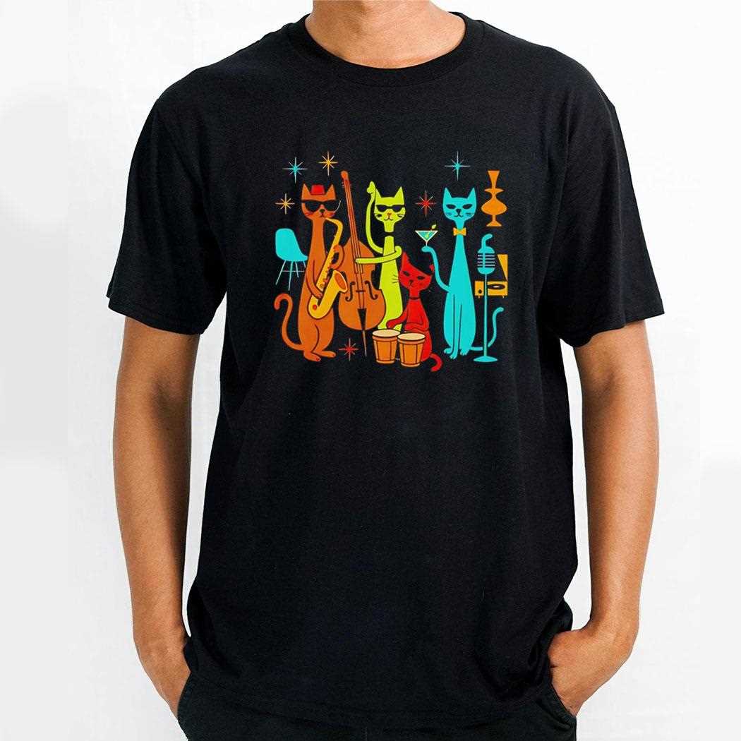 Band Cats Retro Tee