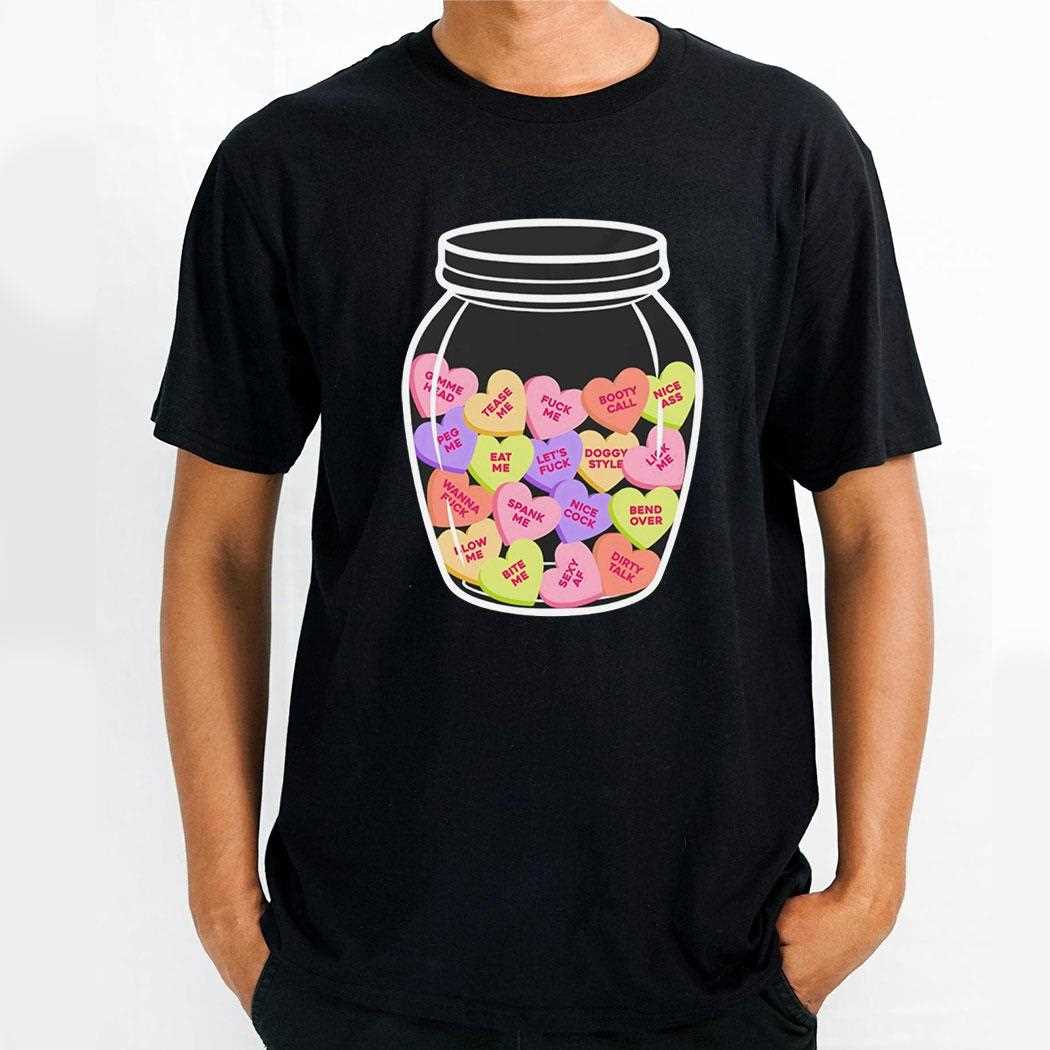 Candy Hearts Nsfw Tee