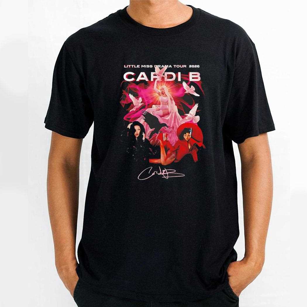 Cardi B Little Miss Drama Tour 2026 Tee