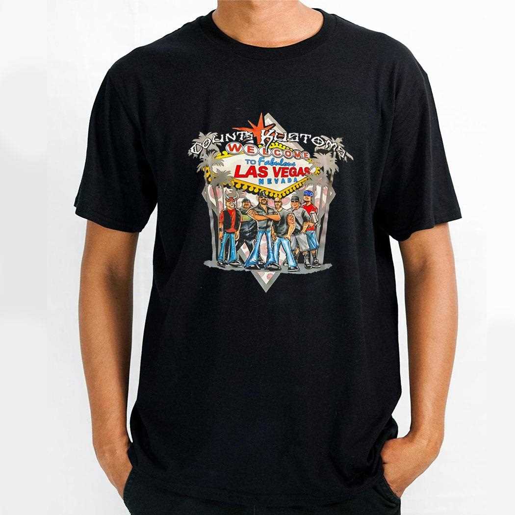 Counts Kustoms Welcome To Fabulous Las Vegas Nevada Tee