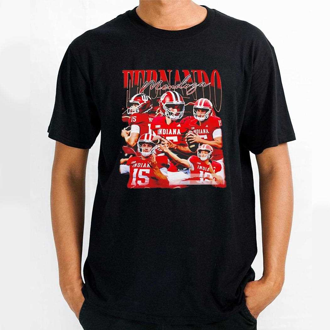 Fernando Mendoza Indiana Hoosiers Player Graphic Tee