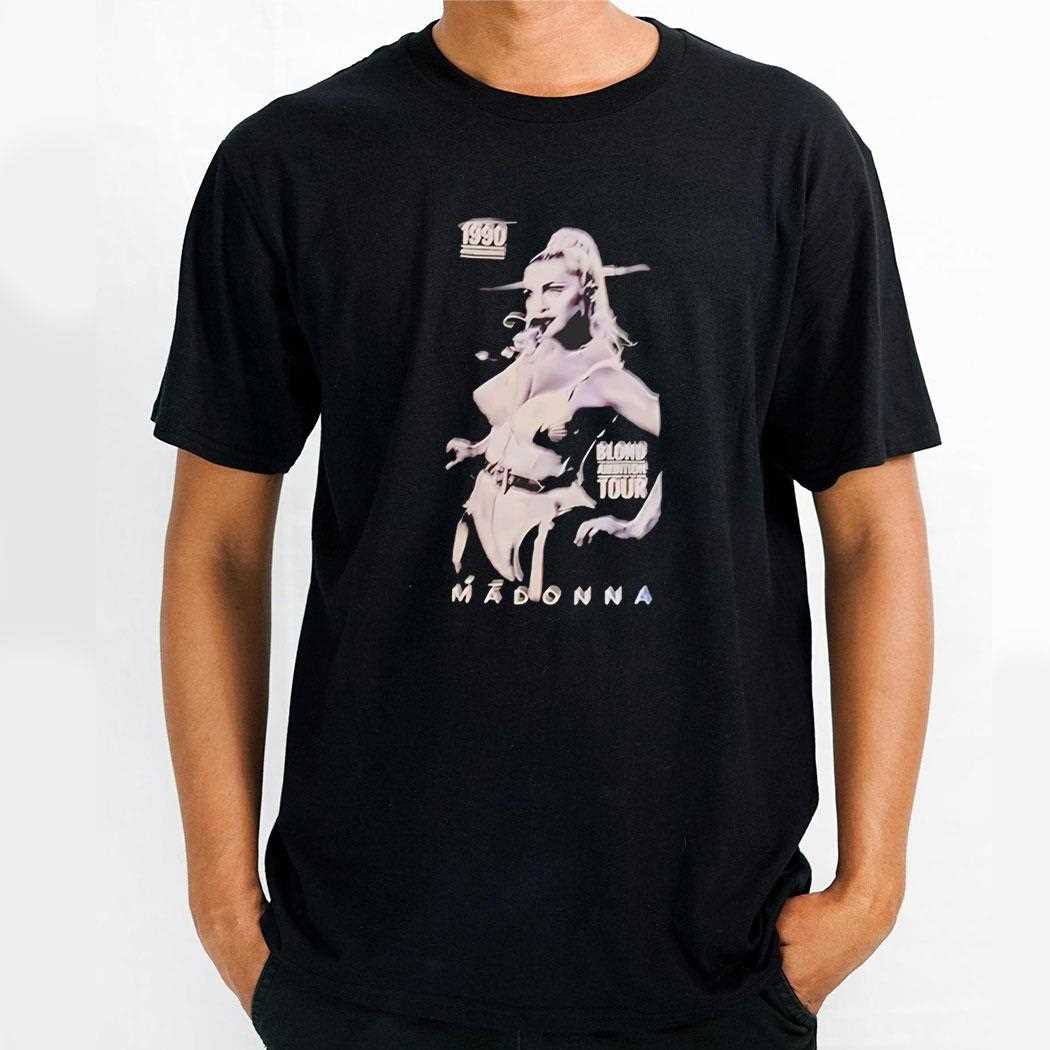 Madonna Blond Ambition Tour 1990 Tee Madonna Blond Ambition Tour 1990 Tee