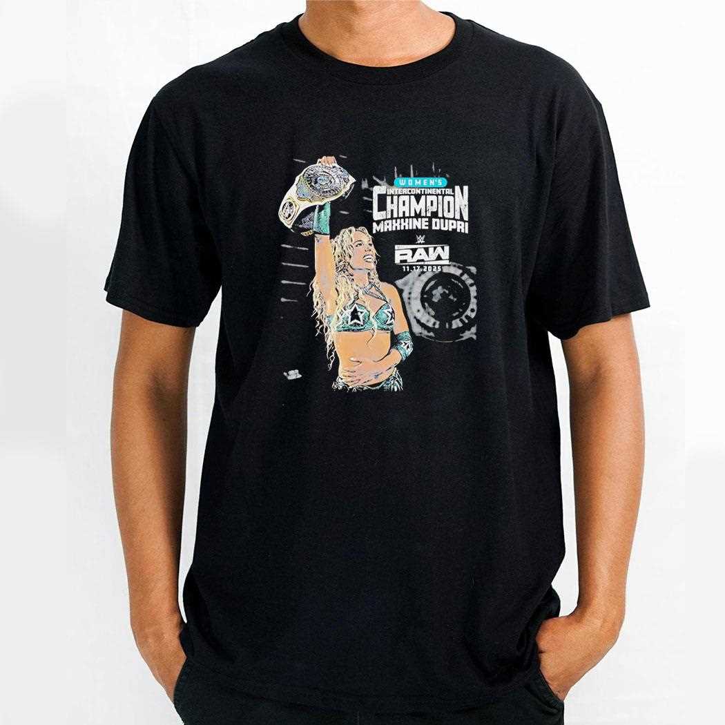 Maxxine Dupri Intercontinental Champion Tee