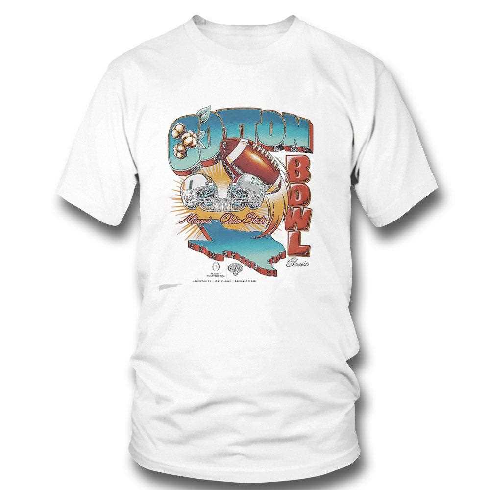 Miami Vs Ohio State Cotton Bowl Classic 2025 Vintage Matchup Tee