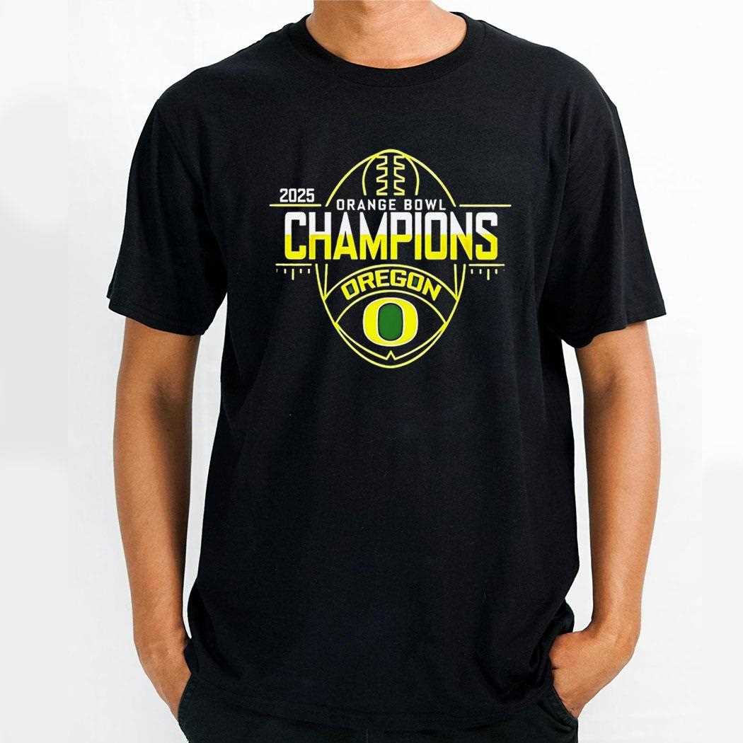 Orange Bowl Champions Oregon Ducks 2026 Tee Orange Bowl Champions Oregon Ducks 2026 Tee