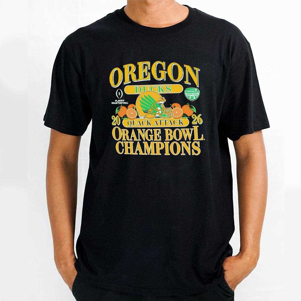 Oregon Capital One Orange Bowl Champions Tee