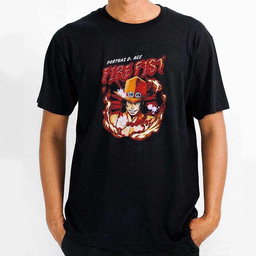 Portgas D Ace Fire Fist Tee Portgas D Ace Fire Fist Tee
