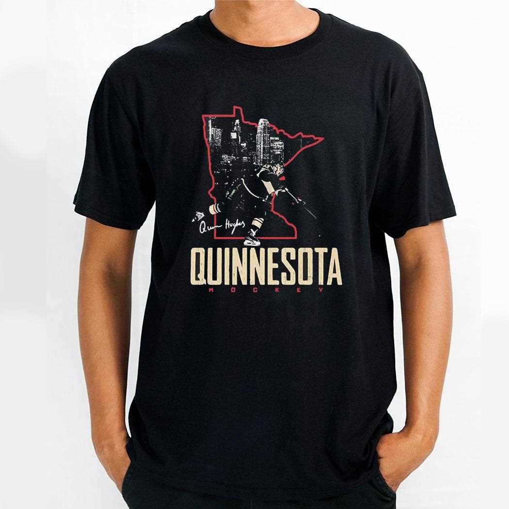 Quinn Hughes Minnesota Quinnesota Tee