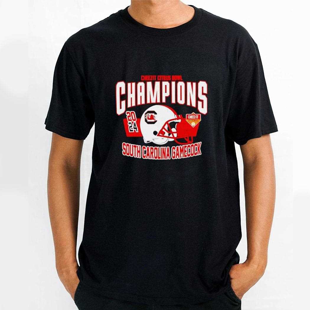 South Carolina Gamecock Cheez-it Citrus Bowl Champions 2024 Tee