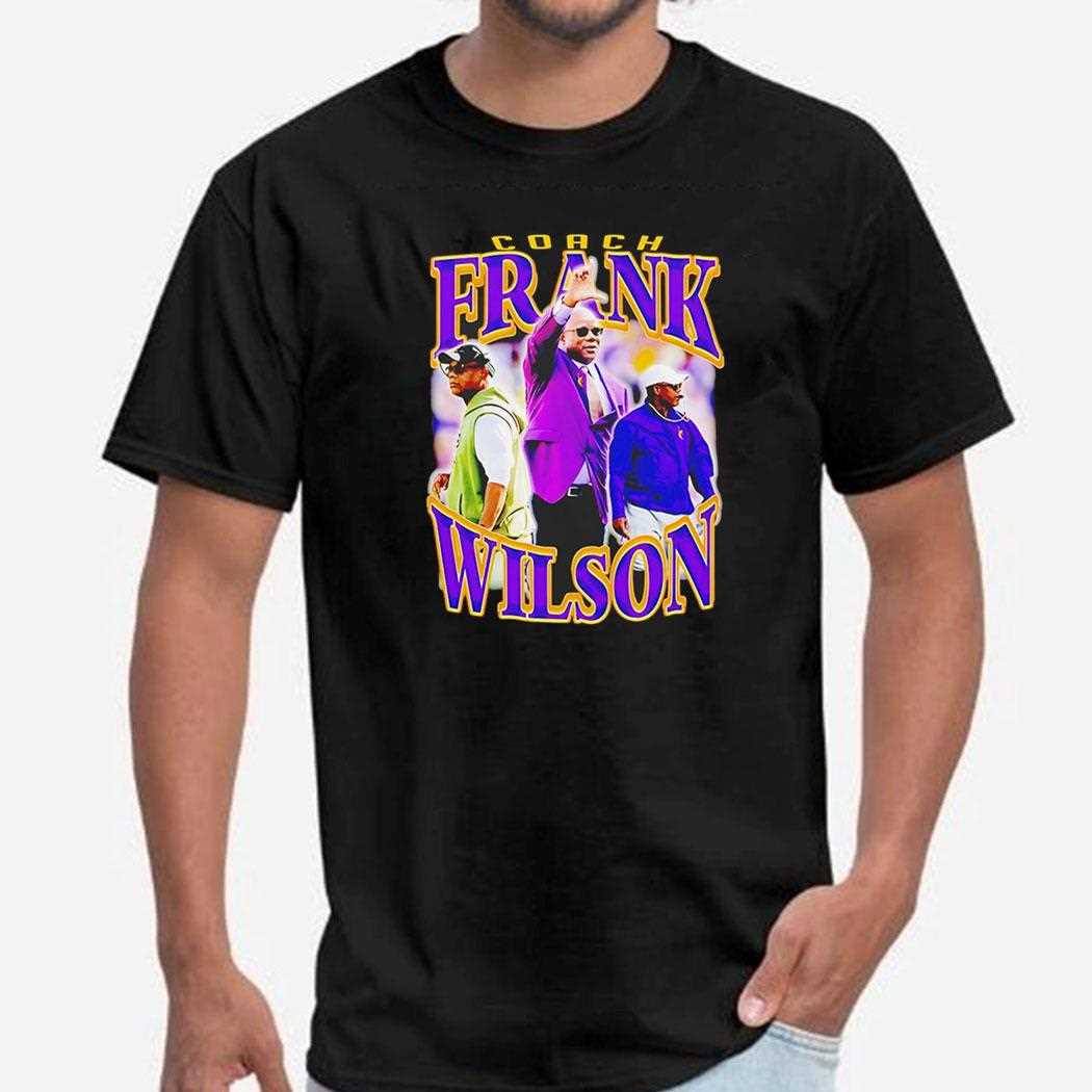 Coach Frank Wilson Lsu Tigers Football Graphic Tee