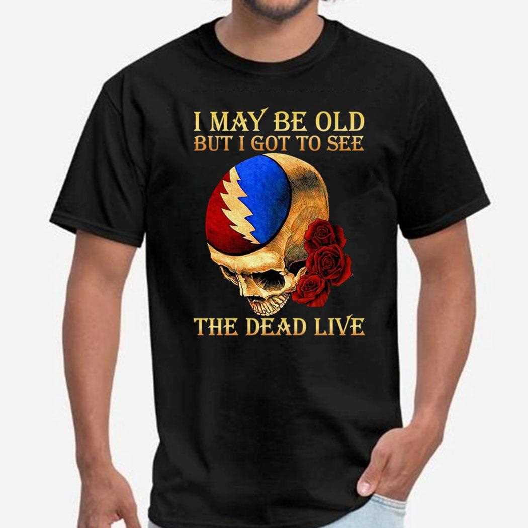 Grateful Dead Rose Skull Tee