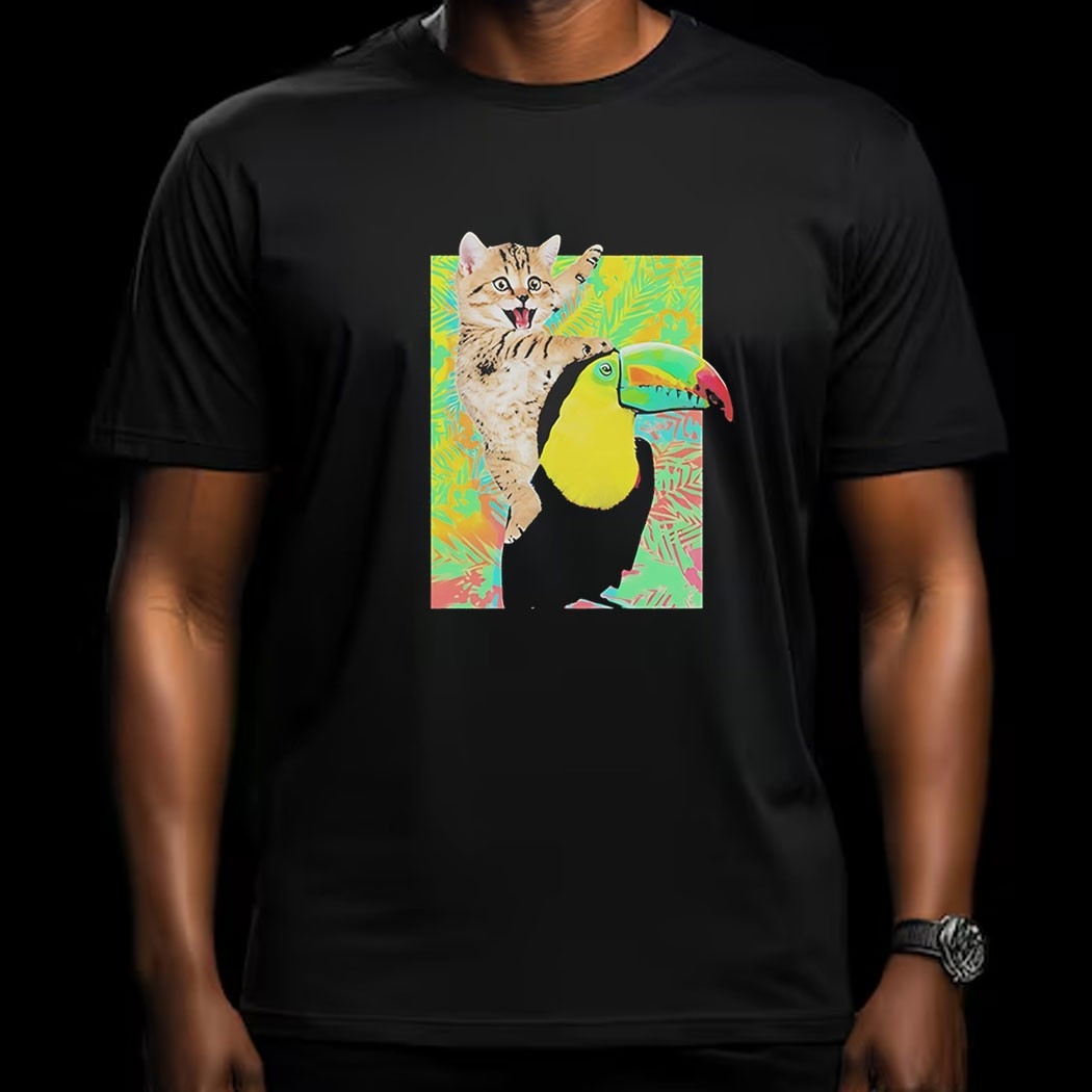 Liv And Maddie Joey Rooney Cat Toucan Ride Tee