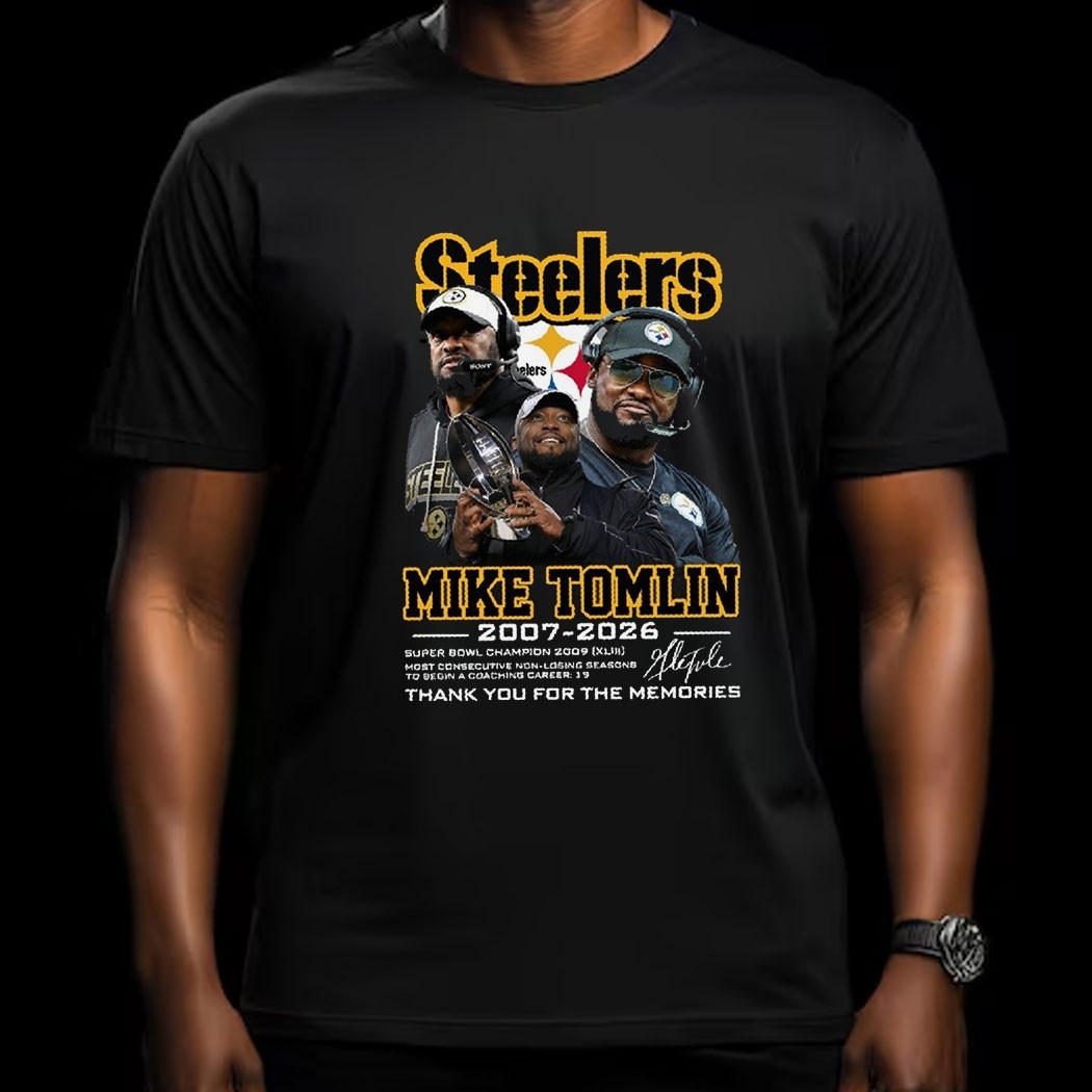 Mike Tomlin Pittsburgh Steelers 2007-2026 Thank You For The Memories Tee