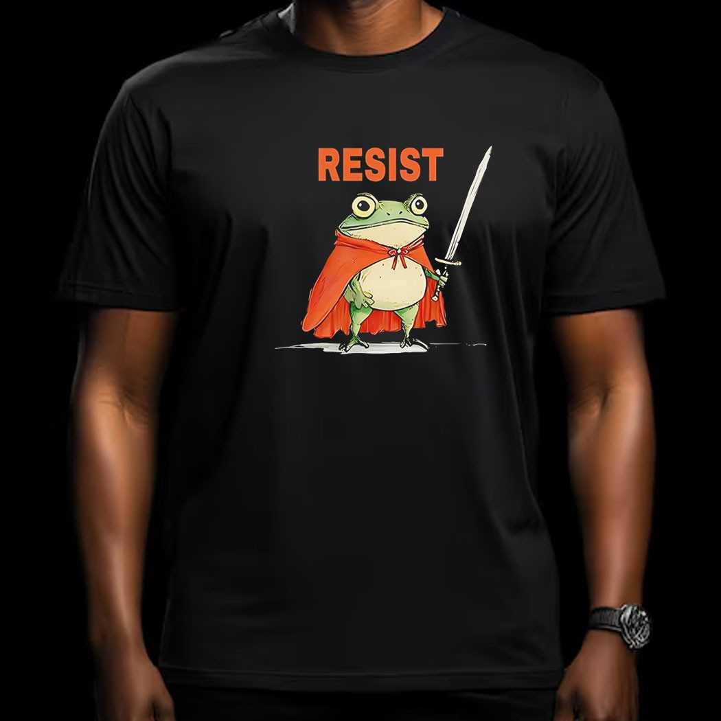 Portland Frog I Stand With Frog Resist Tee