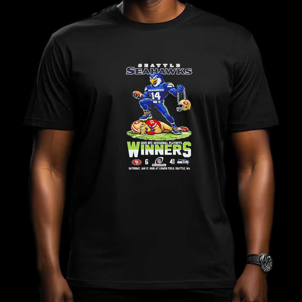 Seattle Seahawks Nfc Divisional Playoffs Winners At Lumen Field Seattle Wa Tee