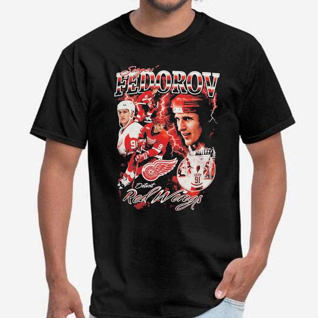 Sergei Fedorov Detroit Red Wings 2026 Tee