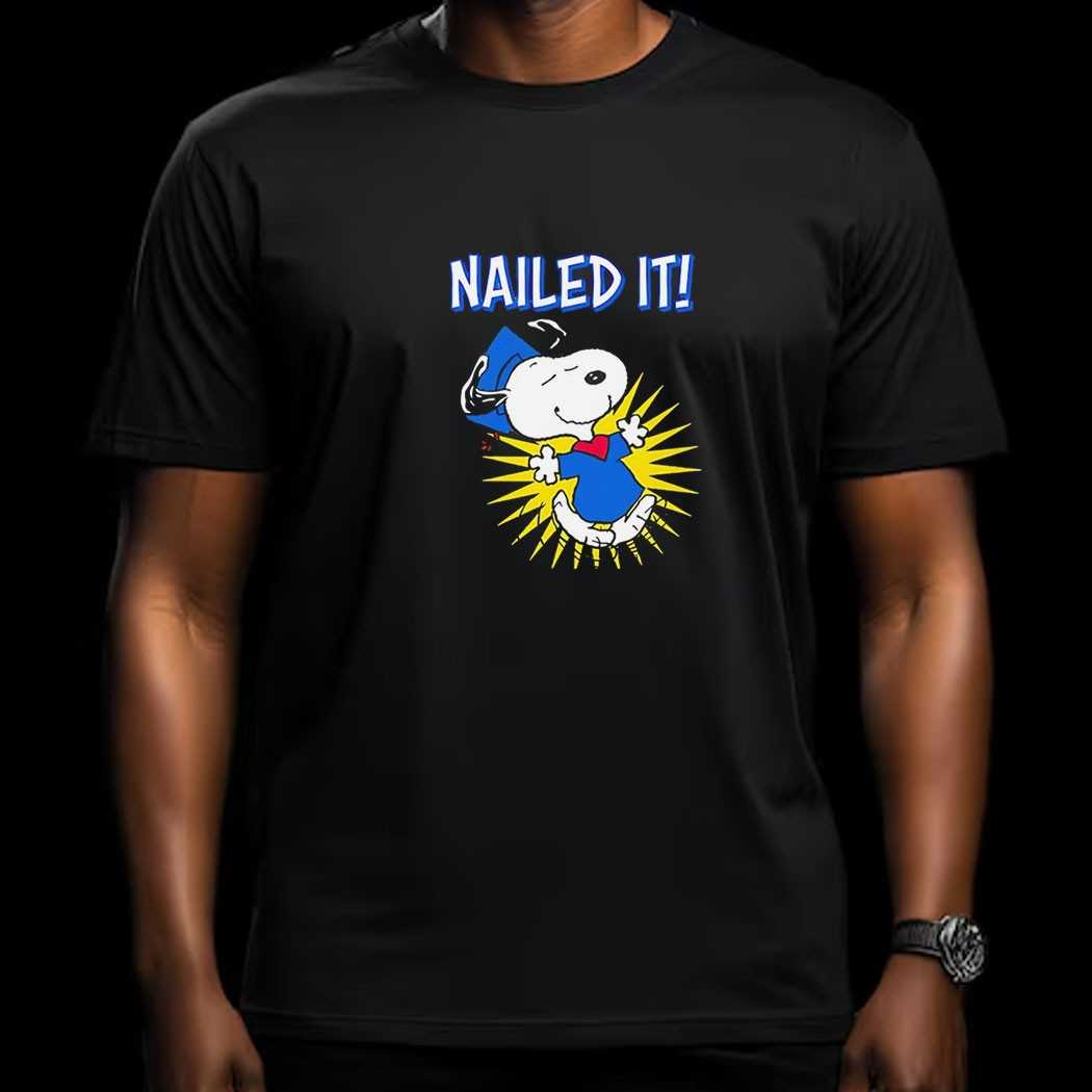 Snoopy Nailed It Tee