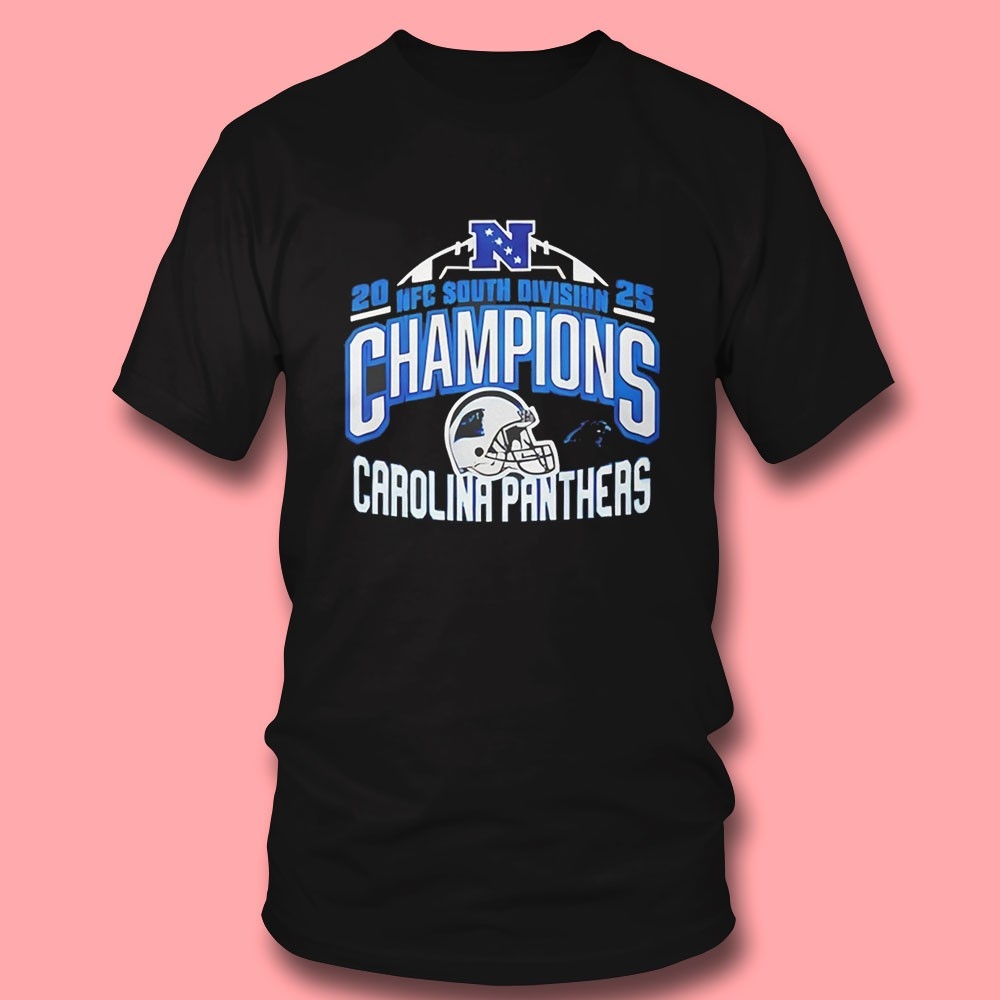 Carolina Panthers Nfc South Division Champions 2025 Tee