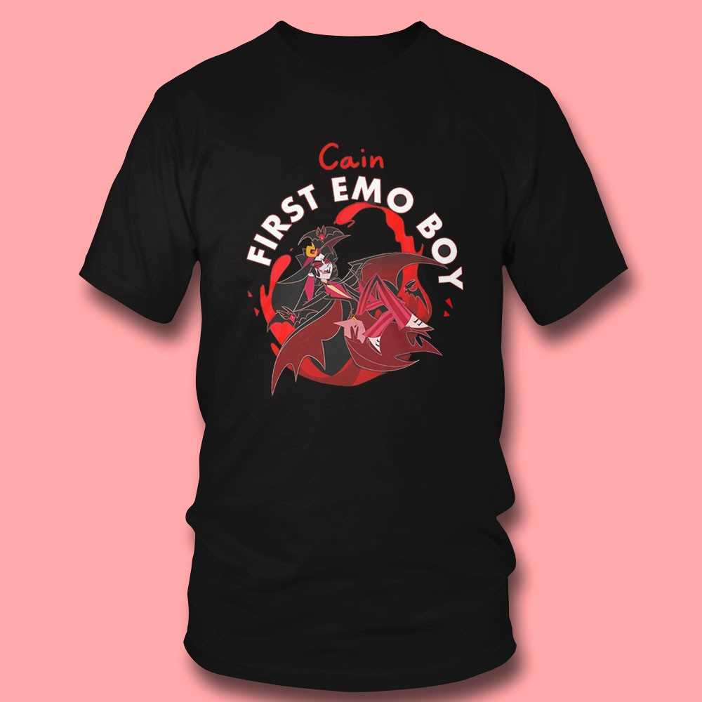 Hazbin Hotel Cain Boy First Emo Tee