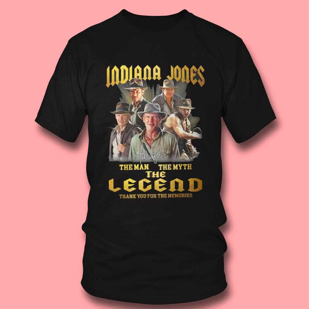 Indiana Jones Thank You For The Memories Tee Indiana Jones Thank You For The Memories Tee