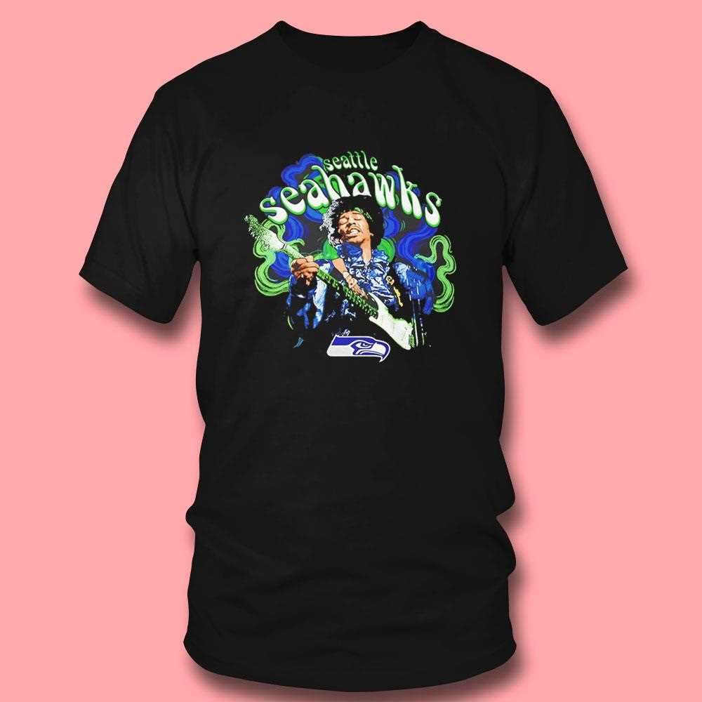 Jimi Hendrix Seattle Seahawks Tee Jimi Hendrix Seattle Seahawks Tee