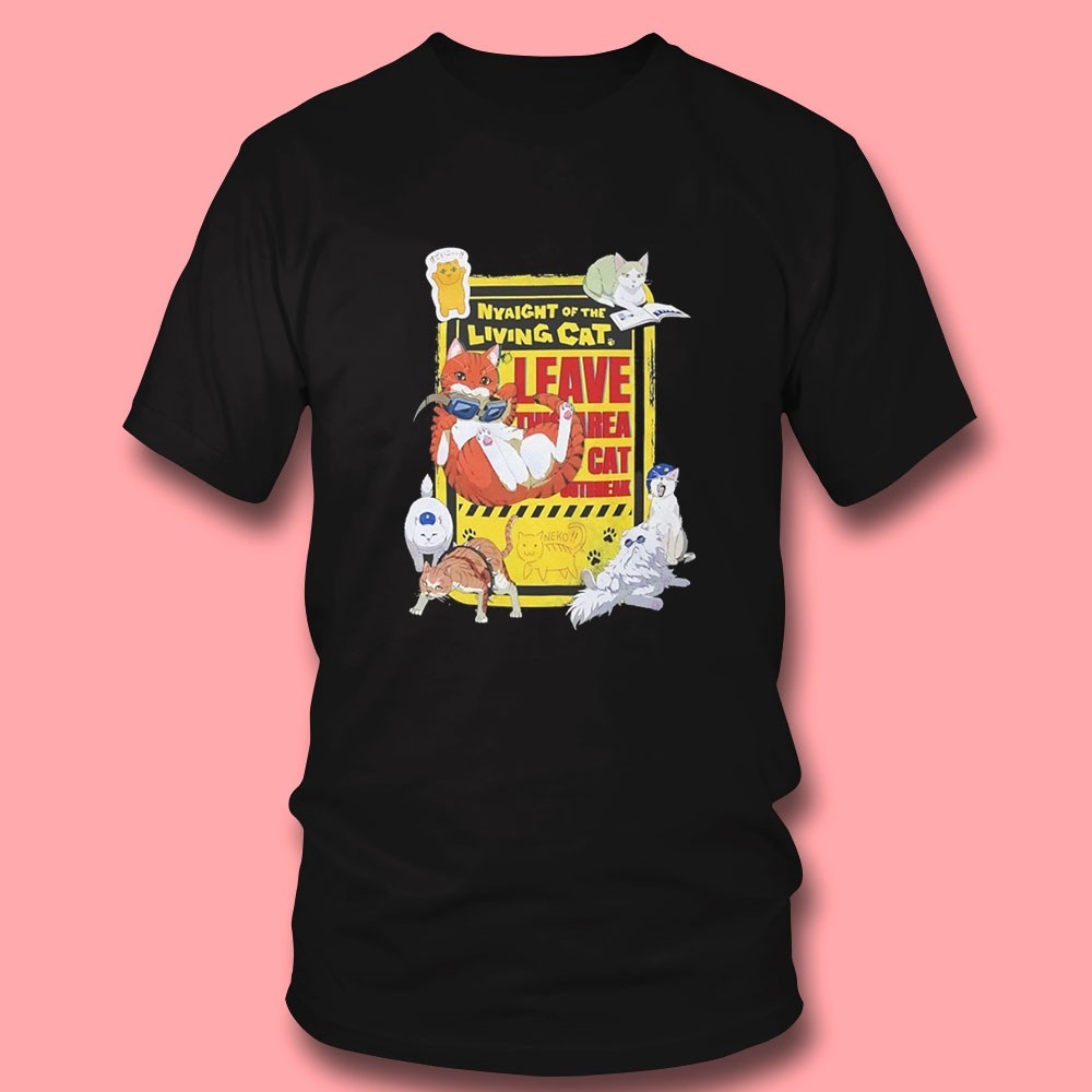 Nyaight Of The Living Cat Group Tee