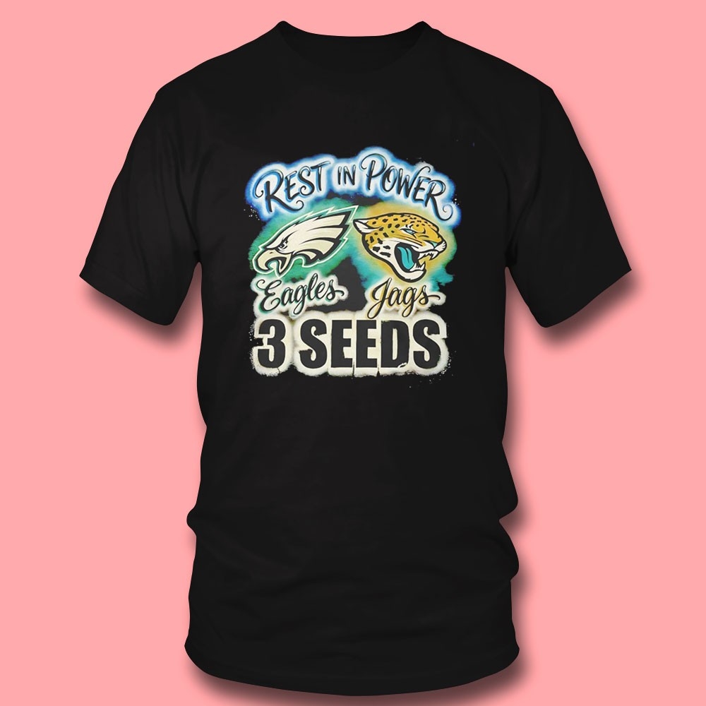 Philadelphia Eagles Vs Philadelphia Eagles Rest In Power 3 Seeds Tee