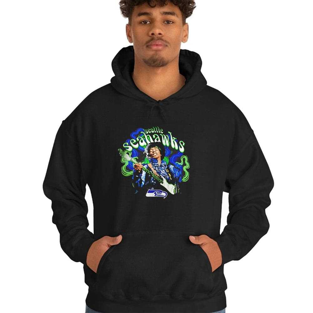 Jimi Hendrix Seattle Seahawks Tee Jimi Hendrix Seattle Seahawks Tee
