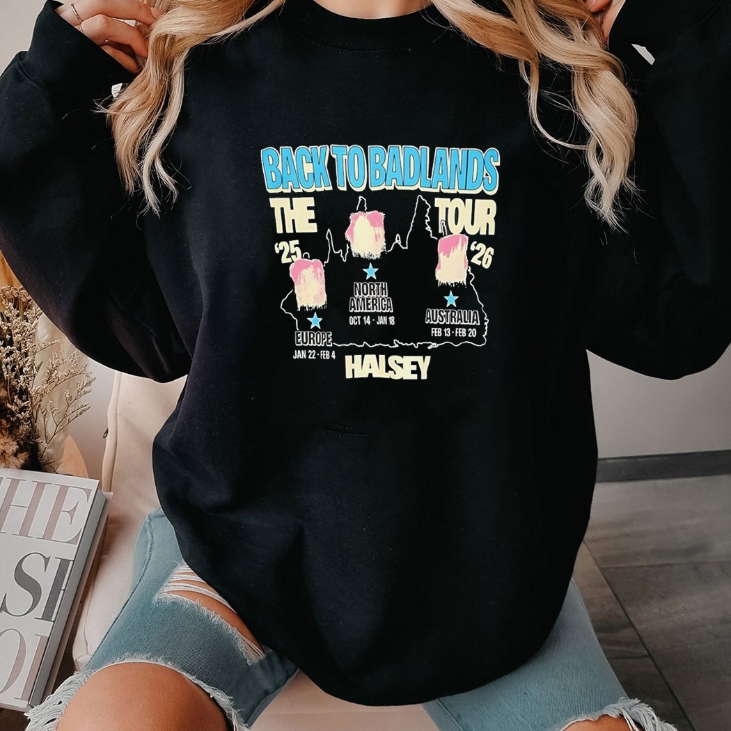 Back To Badlands The Tour Halsey Tee Back To Badlands The Tour Halsey Tee