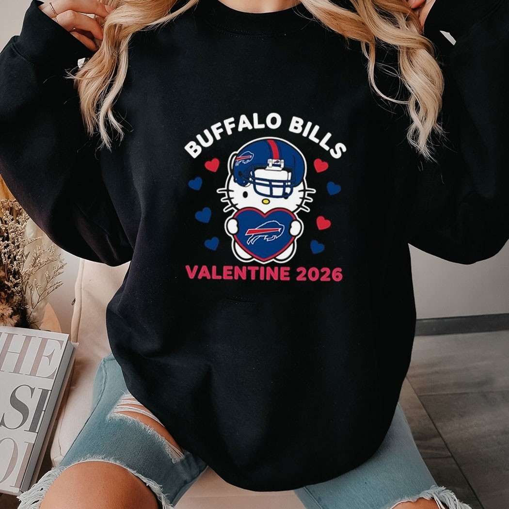 Buffalo Bills Hello Kitty Valentine Cute 2026 Tee