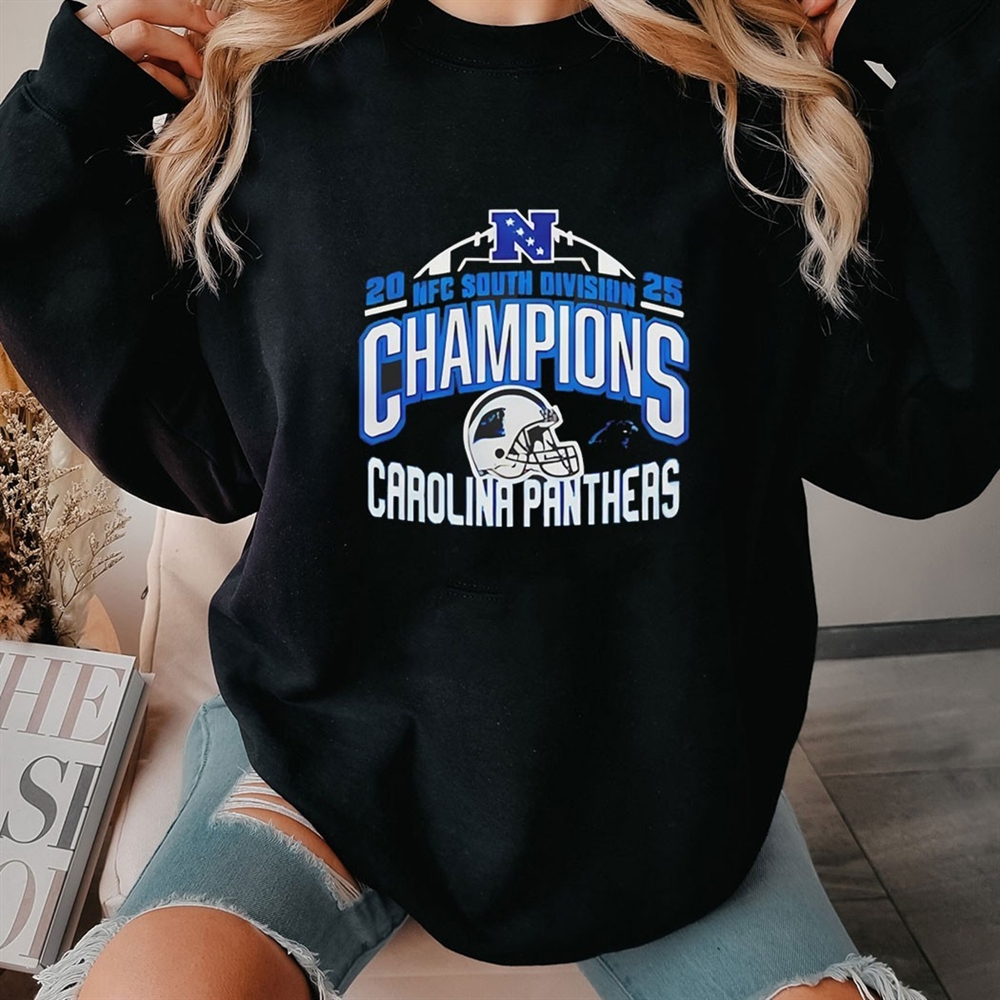 Carolina Panthers Nfc South Division Champions 2025 Tee