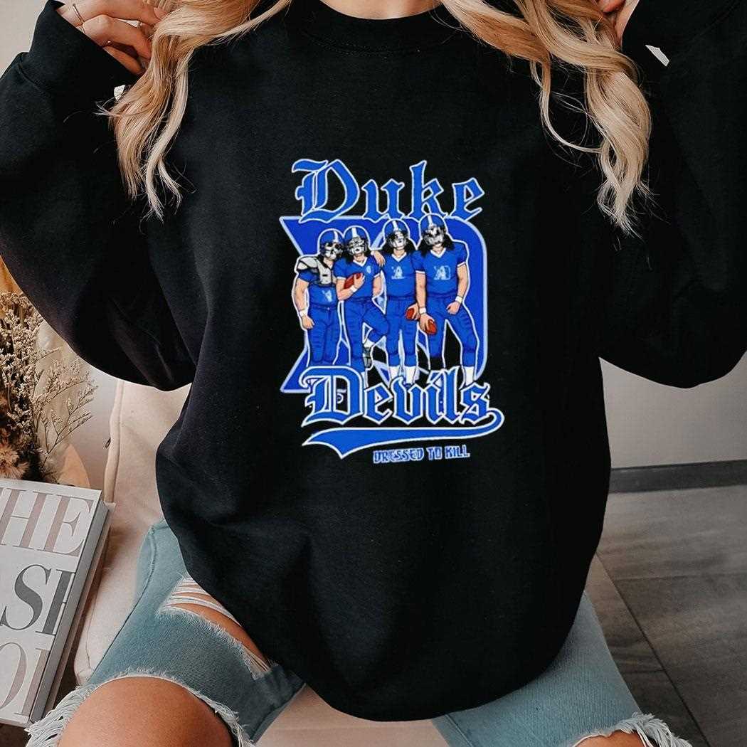 Duke Blue Devils X Dressed To Kill Tee Duke Blue Devils X Dressed To Kill Tee