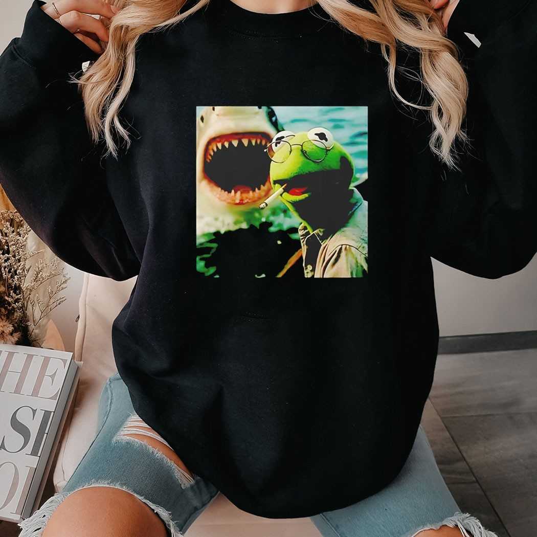 Kermit The Frog Smoking Meme Tee