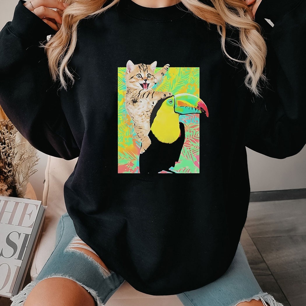 Liv And Maddie Joey Rooney Cat Toucan Ride Tee