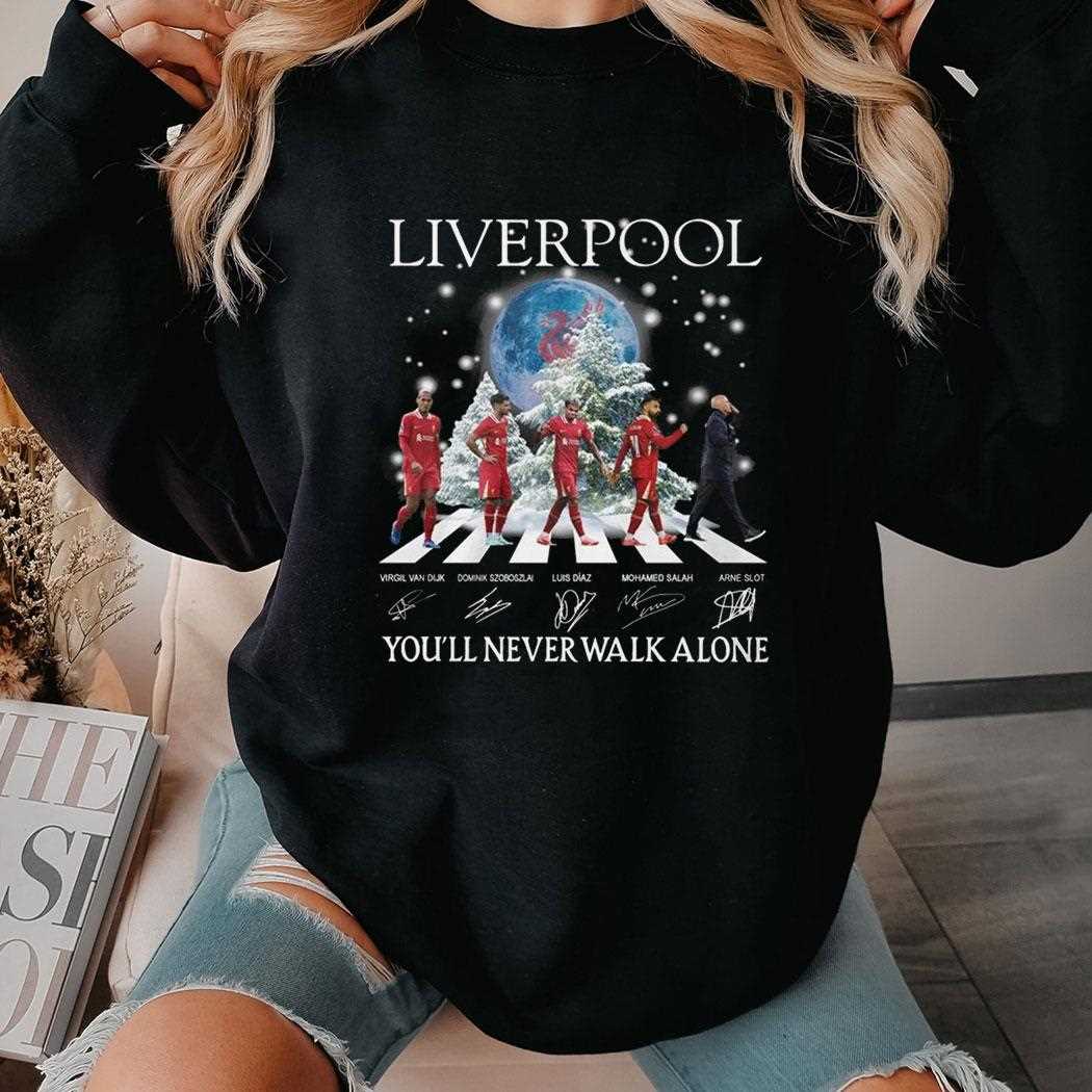 Liverpool You’ll Never Walk Alone In Christmas 2024 Tee Liverpool You’ll Never Walk Alone In Christmas 2024 Tee