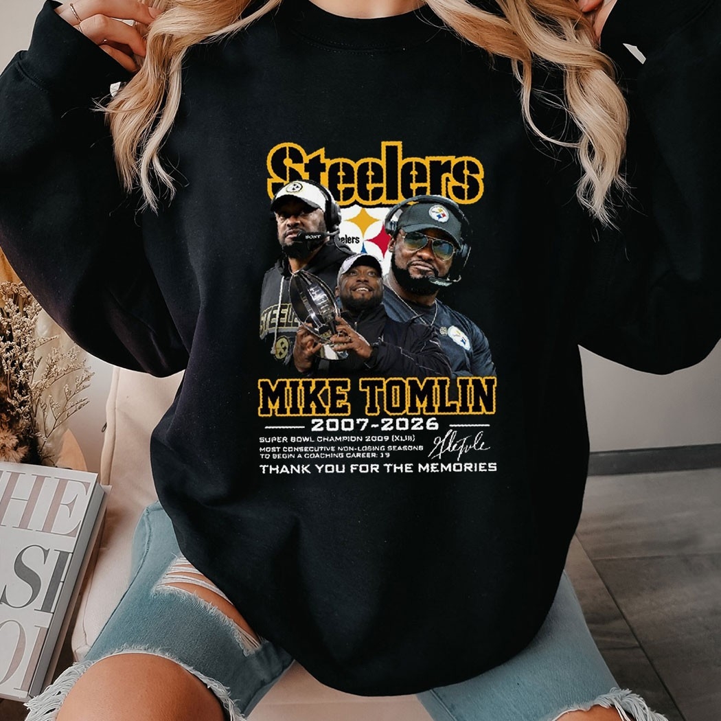 Mike Tomlin Pittsburgh Steelers 2007-2026 Thank You For The Memories Tee